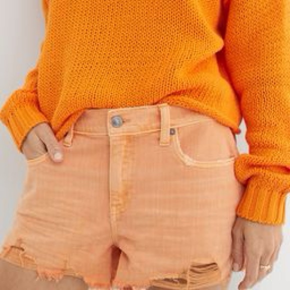 NWT Aerie Low Rise Daydream Denim Shorts - M - Picture 1 of 3